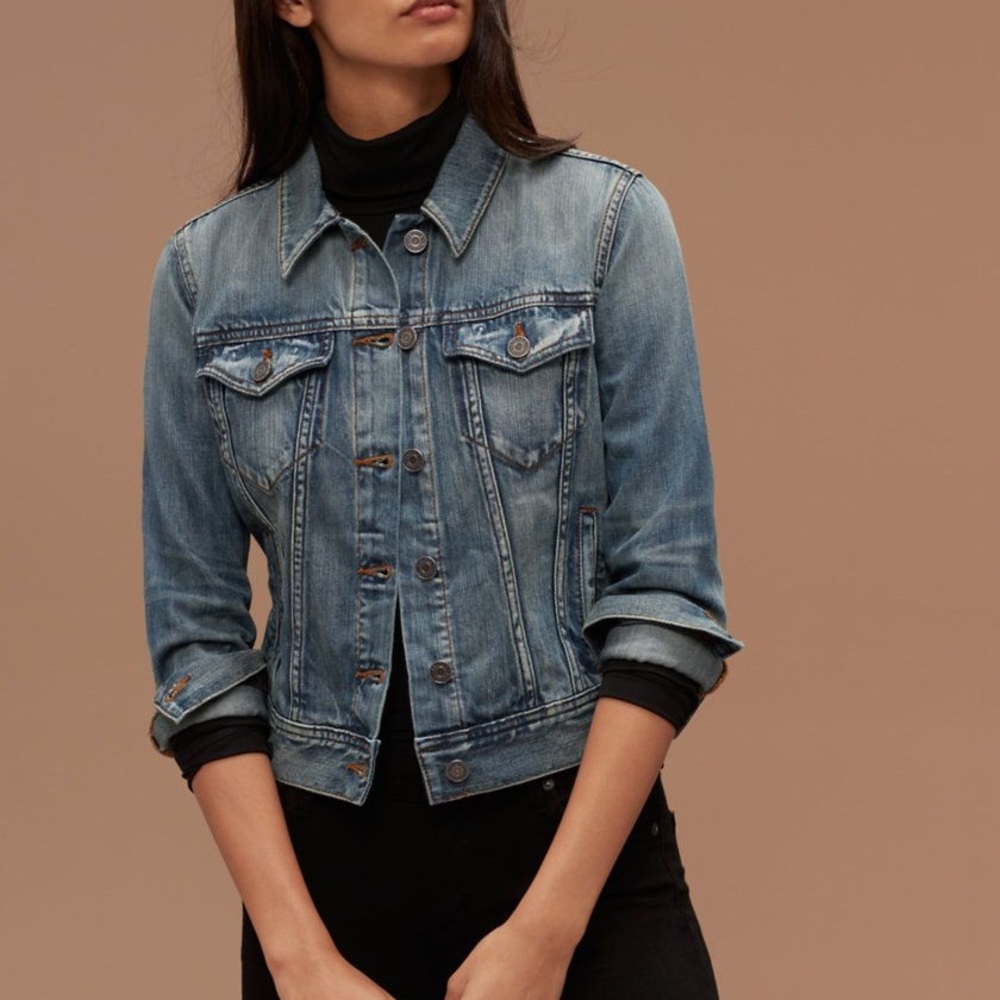 Aritzia Talula Jean jacket